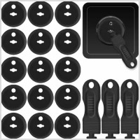 Elektros rozečių apsauga, 15vnt, juoda spalva