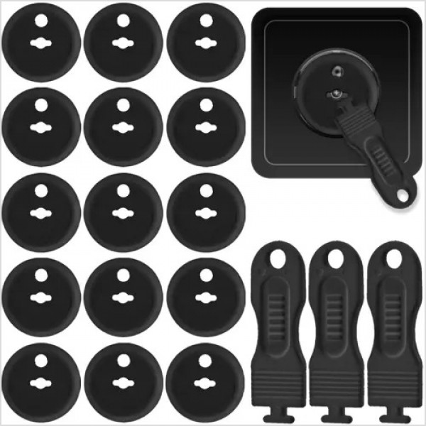 Elektros rozečių apsauga, 15vnt, juoda spalva