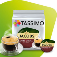 Jacobs kavos kapsulės (16 kapsulių 16 "Caffe Crema Classico" kavos ruošimui)