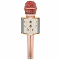 Karaokė mikrofonas, rose gold sp.