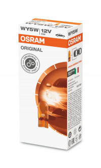 Osram lemputė T10 WY5W 12V 5W W2.1x9.5d, oranžinė, 2827