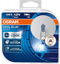 Osram lemputės H1 80W Cool Blue BOOST 5500K, 62150CBB-HCB