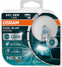 Osram lemputės, H1, COOL BLUE Intense,NextGen, 5000K, +100%, 55W 64210CBN-HCB