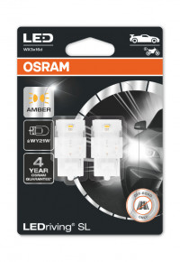 Osram oranžinės LED lemputės, WY21W, 7504DYP-02B