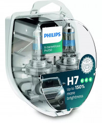 PHILIPS H7 12V 55W PX26d X-tremeVision Pro150 lemputės, 12972XVPS2