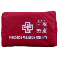 Pirmosios pagalbos rinkinys PVC dėkle (nauja sudėtis)