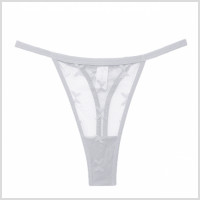 Seksualios kelnaitės, pasiūtos iš nėrinių, S dydis, balta spalva