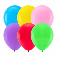 Spalvotų balionų rinkinys, 25cm, 10vnt